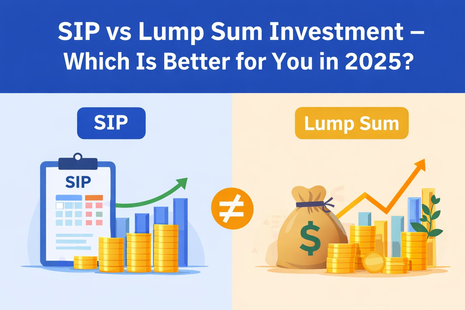 SIP vs Lump Sum Investment – Which Is Better for You in 2025? - ToolNest Blog