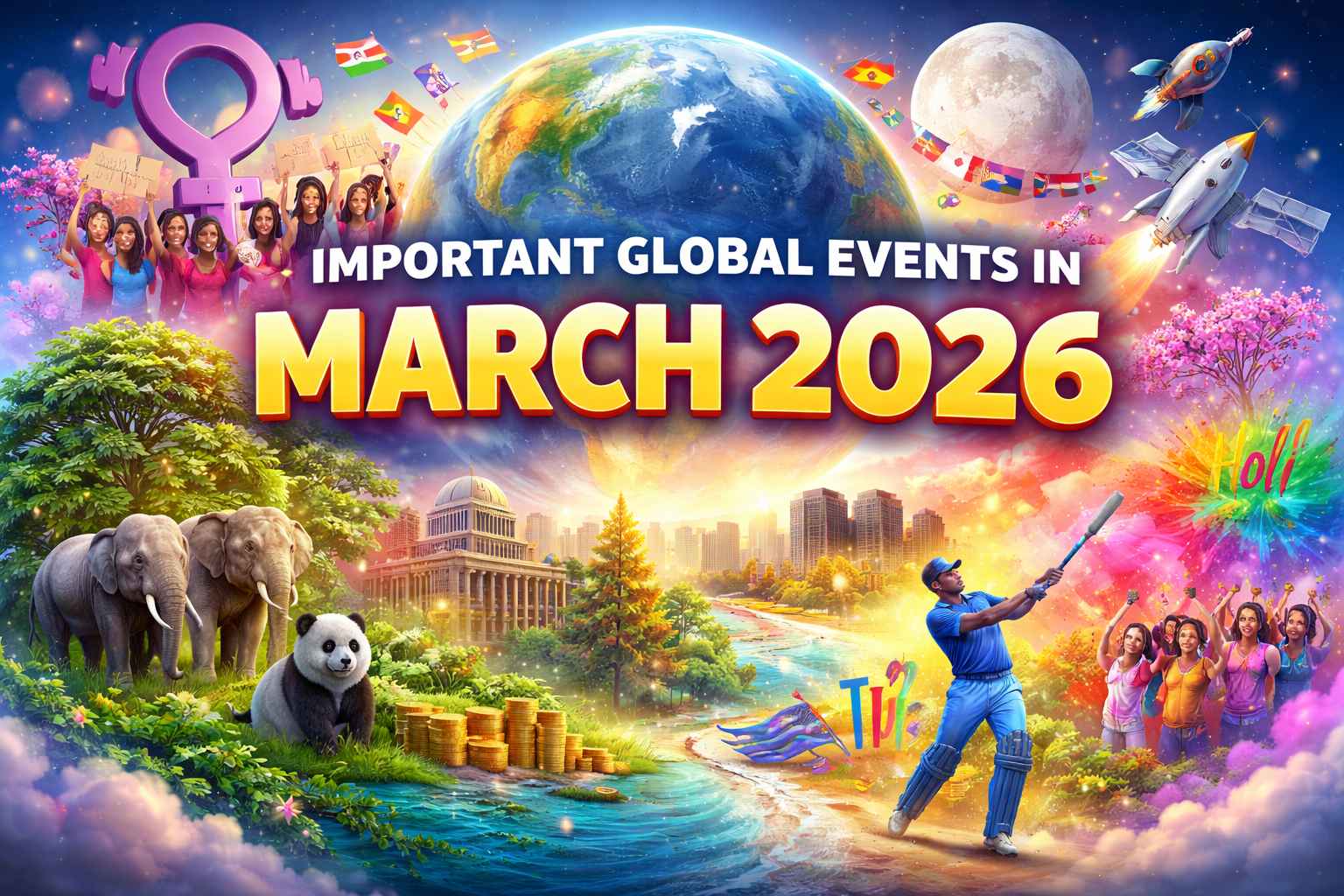 Important Global Events in March 2026 | Major World News & Key Dates - ToolNest Blog