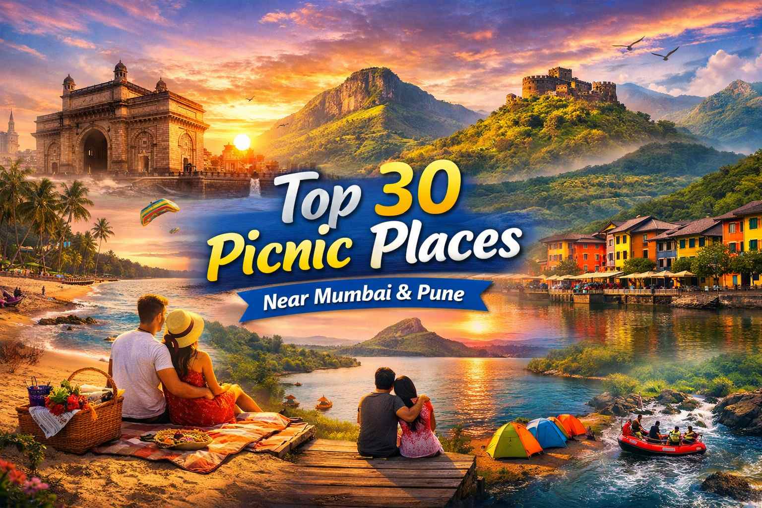 Top 30 Picnic Places Near Mumbai & Pune (2026 Guide with Images)